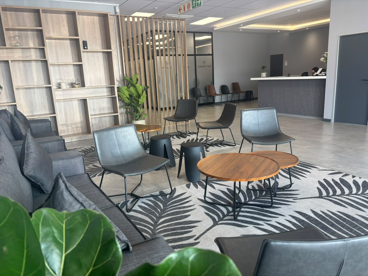 The purpose-built Eastway Medical reception and waiting area