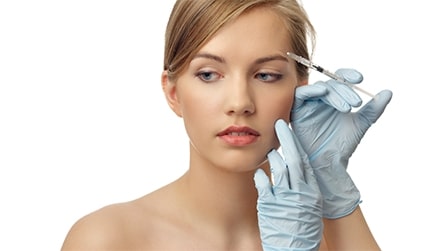 Illustrative facial aesthetics treatment.